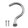 DGZZI Silver Snooker Billiard Table Solid Brass Board Cue Hook