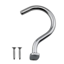 DGZZI Silver Snooker Billiard Table Solid Brass Board Cue Hook with 2PCS Mounting Screw