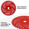 Cyleto 2 Pack 9" x 36 Teeth Carbide Tipped Brush