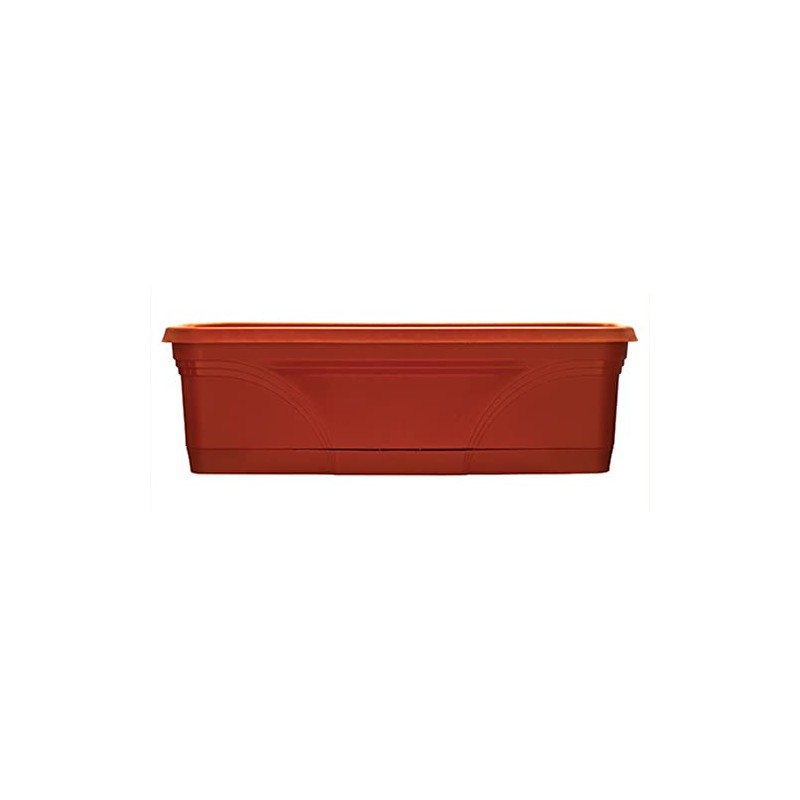 Southern Patio 24" Medallion Window Box, Terra Cotta