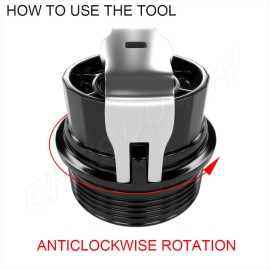 CHUSYYRAY US A Special Oil Filter Wrench Removal Cap Socket Tool For Toyota Tundra
