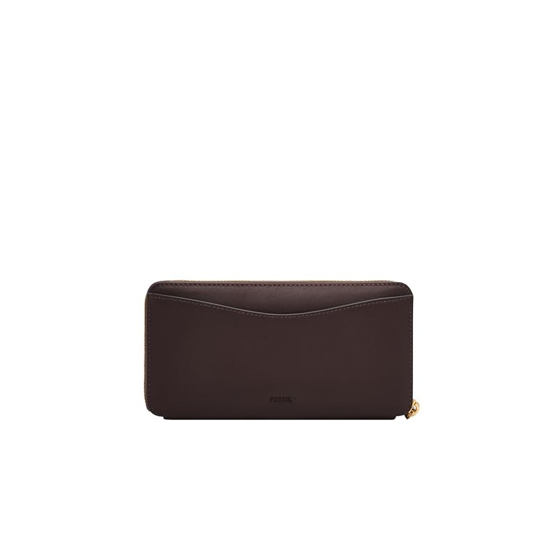 Fossil Women's Lennox Zip Continental Wallet, Patchwork, One Size