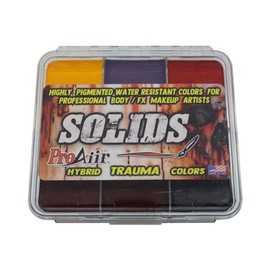 ProAiir SOLIDS Water Resistant Makeup Palette Trauma Colors