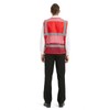 GOGO Reflective Safety Vest Accident Vest for Volunteers with Pockets