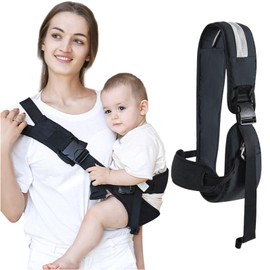 EDLMKM Toddler Carrier, Baby Sling Carrier, Portable Toddler Sling with Adjustable Sling, Baby Wrap Carrier for Newborn, Infant(Black)