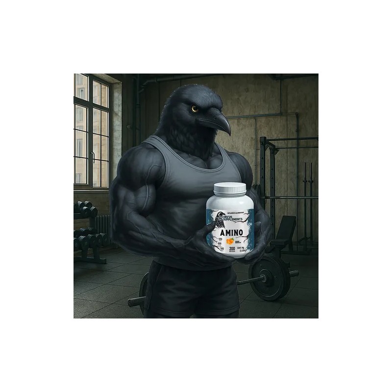 Aminoácidos 1kg Corvus Suplemento Alimenticio Polvo 200serv