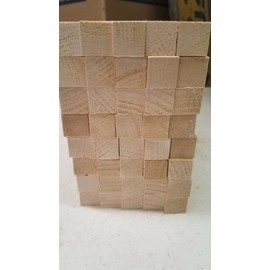 Basswood 3/4" x 3/4" x 12" Basswood Craft Lumber Carving Wood Blocks *KILN DRIED*