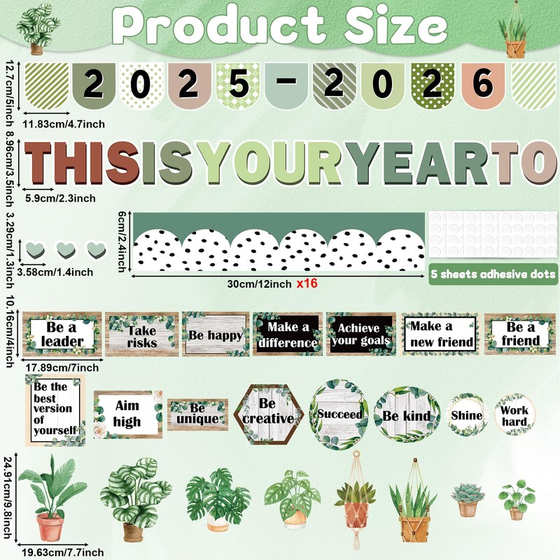 This is Your Year Bulletin Board Set Inspirational Classroom Decoration