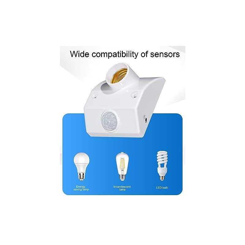 Portalmpara con Sensor de Movimiento Pir