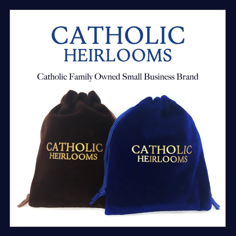 Miraculous Medal Colorful Rosary, Polymer Clay, No Gemstone