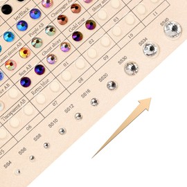 Novani Rhinestones Glass Rhinestones Crystal Color Chart Color Card