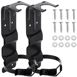2 Pack Fire Extinguisher Brackets, 2.5 LB Fire Extinguisher Wall Mount Bracket, Metal Heavy Duty Fire Extinguishers Holder for Home, Car, RV, Truck, Mini Fire Extinguishers (Non-Universal)