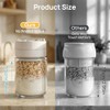 Vtopmart 6-Pack Glass Overnight Oats Container with Spoon