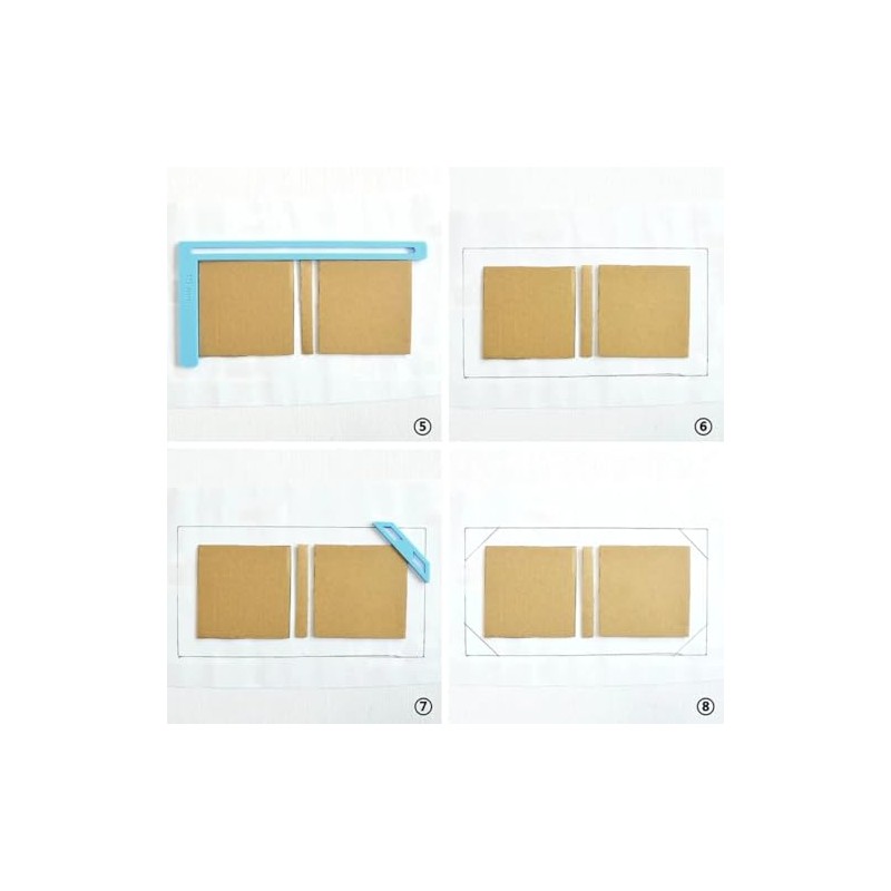 Kit Completo De Reglas De Encuadernación, Pack De 6 Piezas,