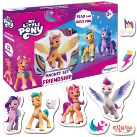 My Little Pony Toy magdum Friendship - 22 Large Magnets Children for Magnetic Board - Fridge Magnets Children - Fridge Magnets - Magnetic Toy Children - Magnetic Games for Children from 3 Years