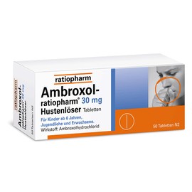 Ambroxol-ratiopharm 30 mg tablets, pack of 50, for cough