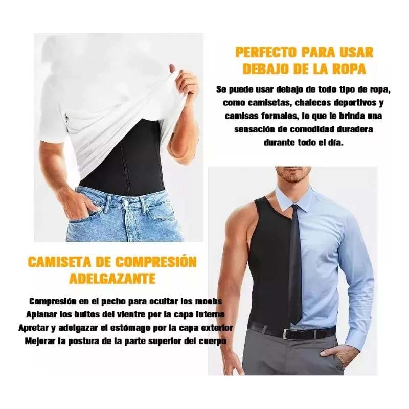 to Chaleco Faja Reductoras Hombres Moldeadoras Sauna Adelgazar