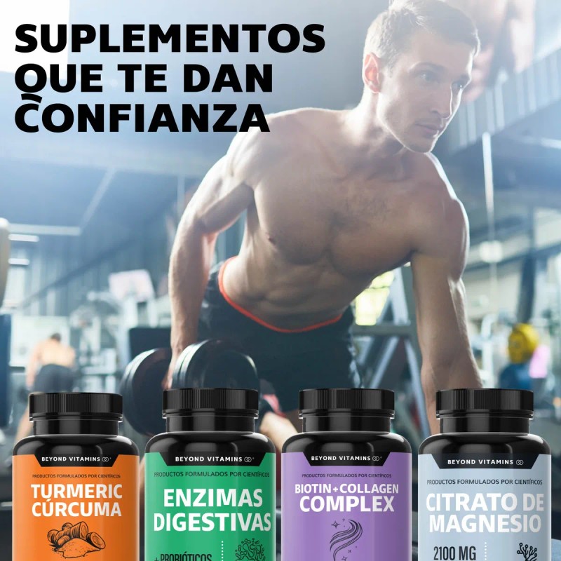 Testo Vitaminas Hombres Maca Negra Peruana, Fenogreco, Creatina, Arginina, Crcuma