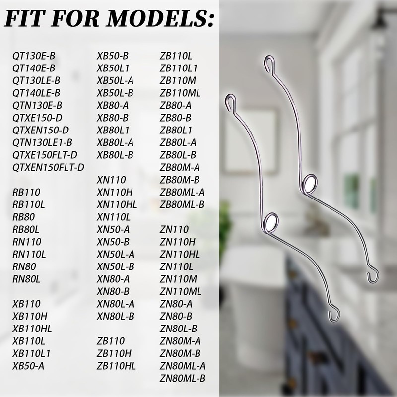 S99140208 Grille Spring Clips/Spring Set fit for Broan Nutone bathroom