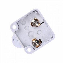 Door Contact Switch Cabinet Switch Contact Switch 2A 250V Chest Switch Door Switch for Furniture Door Furniture Switch Button Light Switch White