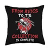 From Avics To Ts Tarantula Bird Spider Throw Pillow