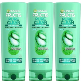 Garnier Hair Care Fructis Pure Clean Acondicionador, 12 onzas líquidas (paquete de 3) – El embalaje puede variar