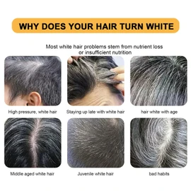 Gray Reverse Bar, Grey Shampoo Soap, Mane Gray Reverse Bar, Darkening Shampoo Bar, Black Soap, Nourishing & Moisturizing, Oil Control, Cleaning Hair for Gray Hair