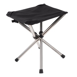 Totority 1pc Folding Fishing Stool Portable Camping Chair with High Density Lightweight and Durable for Hiking Outdoor Activities Comfortable and Tear Resistant Design