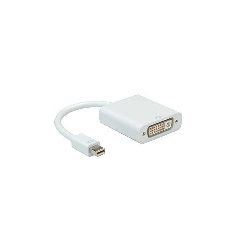 Roline DisplayPort-DVI Mini Adapter, MINI DP ST - DVI BU