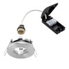 Saxby 79979 Speculo Round Brushed Chrome Bathroom IP65 7W GU10
