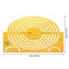 Zaagot K Resin Ellipses Drafting Templates Large Isometric Ruler Measuring