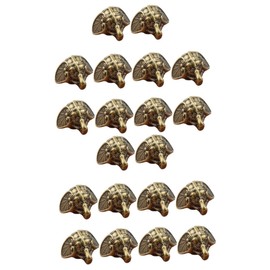 COHEALI 2sets Retro Furniture Legs Decorative Support Feet for Jewelry Boxes and Gift Boxes Durable Corner Protectors for Heightening and Reinforcement 10pcs*2