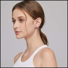 Sterling Silver Ball Earrings, 4mm Silver Studs, Hypoallergenic, Simple Ball Studs