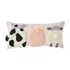 Raised Hook Farm Animal Pillow
