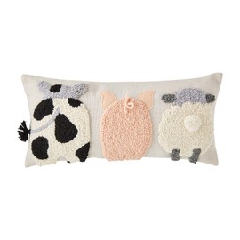 Raised Hook Farm Animal Pillow