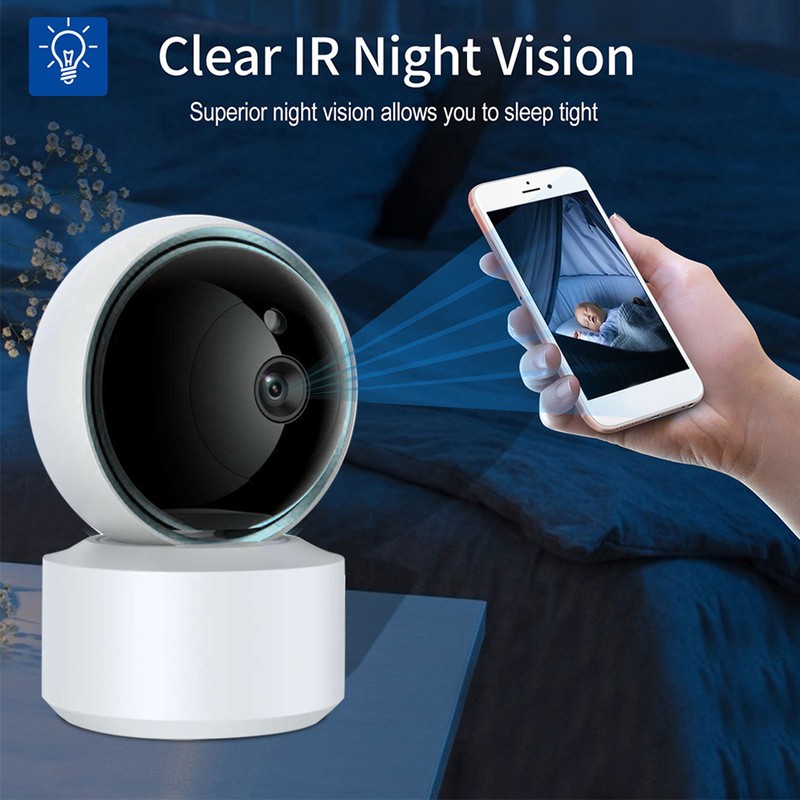 Indoor Security Camera 1080P HD 2.4G 5G Dual Band Infrared