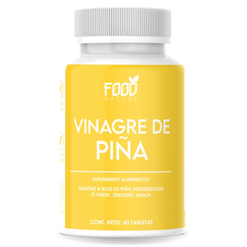 Vinagre de Piña, Suplemento Alimenticio Premium, 60 Tabletas.