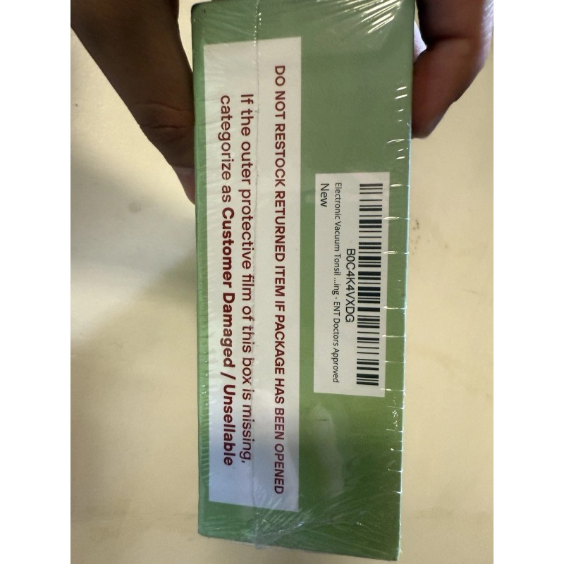 Anew Tonsil Stone Remover Electronic Vacuum New Sealed Anew Clearstone