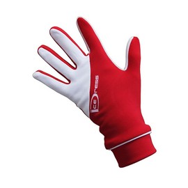 IceDress Two Color Thermal Figure Skating Gloves Sport (Red and White) (XS (13-15)