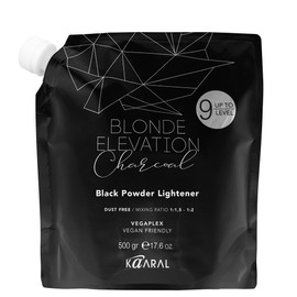 Caral Charcoal Black Powder Lightener Decolorizer 500g / 카랄 차콜 블랙 파우더 라이트너 탈색약 500g