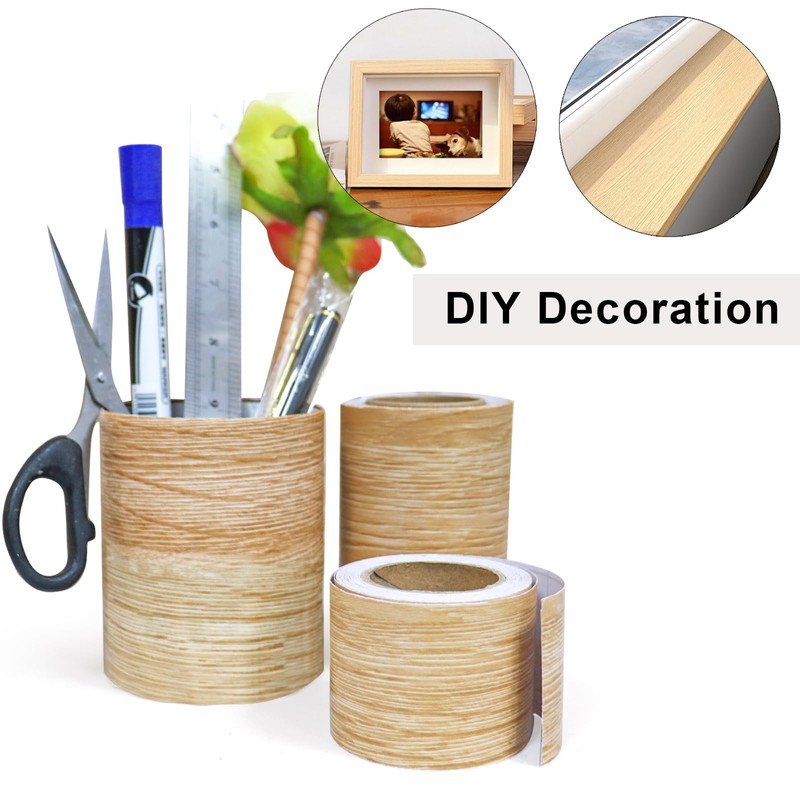 BOMEI PACK Wood Grain Repair Tape,Self Adhesive Repair Patch for