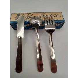 Pamelaware Vintage 50s Set Of Pamelaware Table Service For Little Folks Knife Fork Spoon