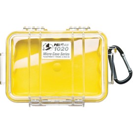 Pelican 1020 Micro Case (Yellow/Clear)