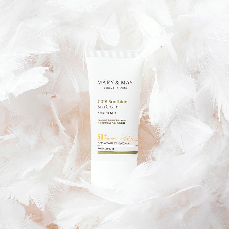 Marienmay 마리엔메이 비건 시카 수딩 선크림 SPF50+ PA++++ 50ml Marienmay