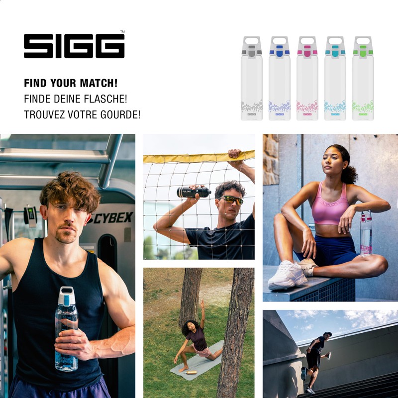 SIGG - Tritan Renew Clear Water Bottle - Total Clear
