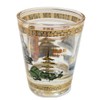 Collectible Shot Glass Japanese Sightseeing Memory Design