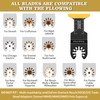 Trivd Frol 15 PCS Titanium Oscillating Saw Blades Metal Cutting,