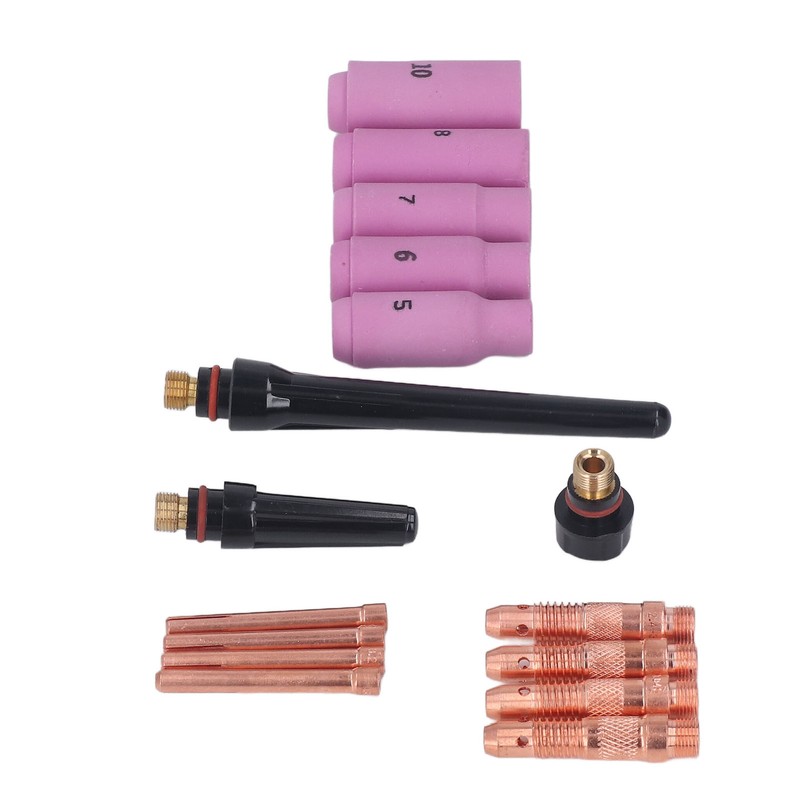 16PCS TIG Welding Torch Accessories Kit Copper Ceramic Plasma Cutter