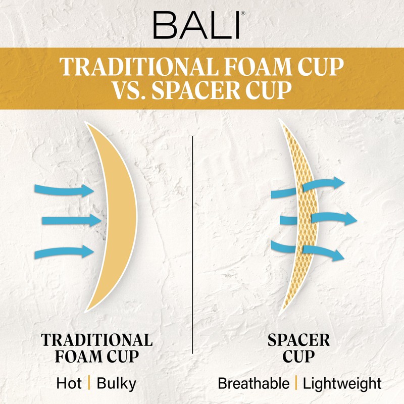 Bali Women's One Smooth U Posture Boost w/EverSmooth Back Underwire