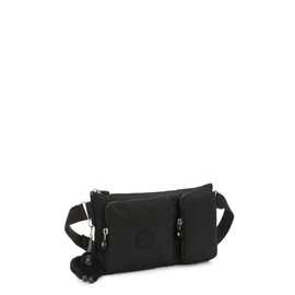 Kipling Women's Presto Up Waist Pack, Black Noir, 11" L x 6.5" H x 1.25" D,KI7002